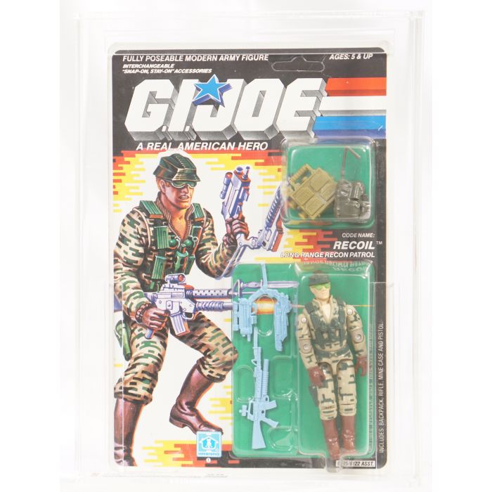 1989 Hasbro G.I. Joe Carded Action Figure Recoil