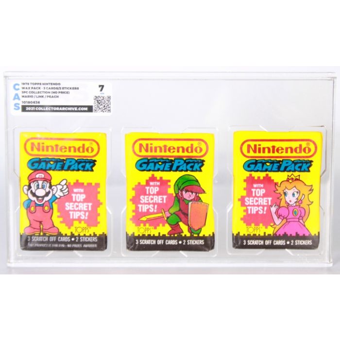 CUSTOM 1989 Topps Nintendo Game Pack 3pc Wax Pack