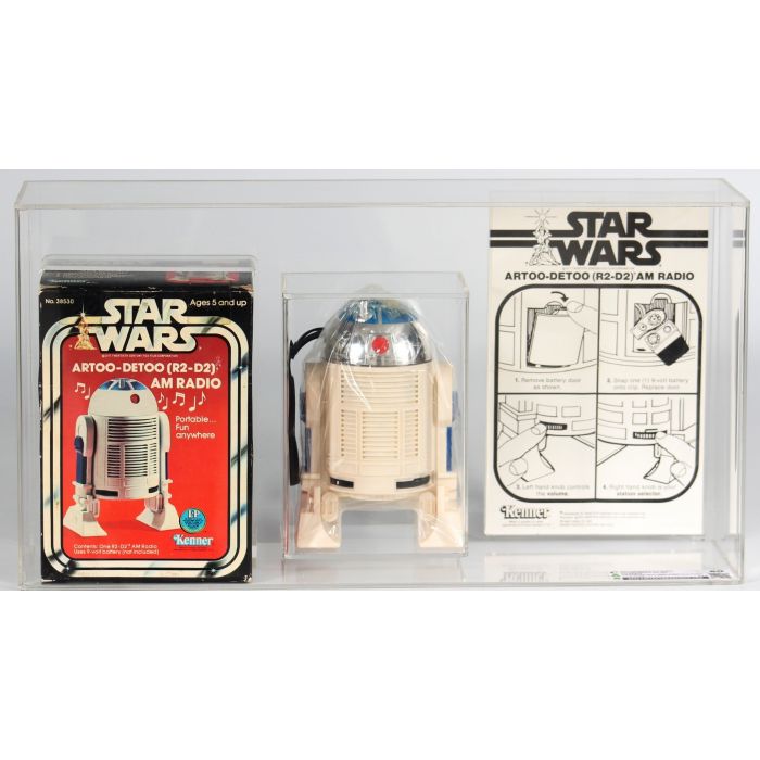 CUSTOM 1978 Kenner Star Wars Boxed Artoo-Detoo (R2-D2) AM Radio
