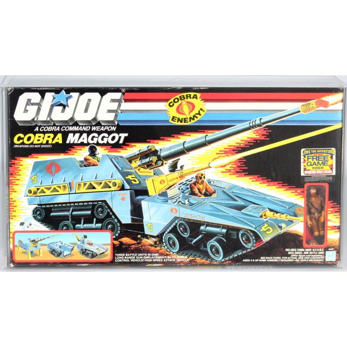 Gi Joe Cobra Maggot Tank Incomplet Cassé Pour Pièces