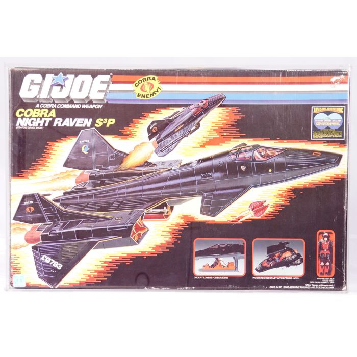 Gi Joe Vehicle Planes 1986 Hasbro Joe Boxed Vehicle Cobra Night