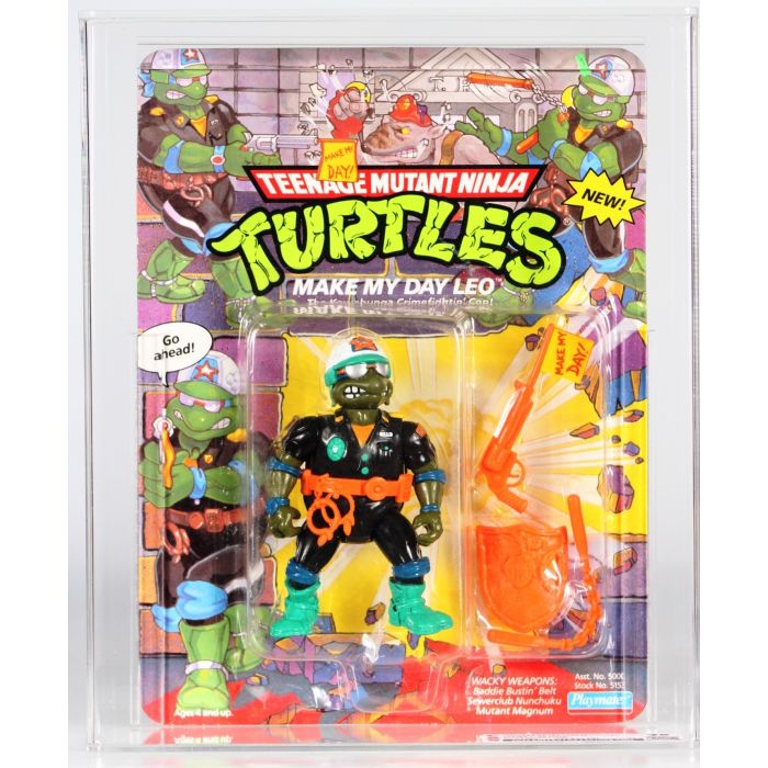1991 Playmates Teenage Mutant Ninja Turtles Carded Action
