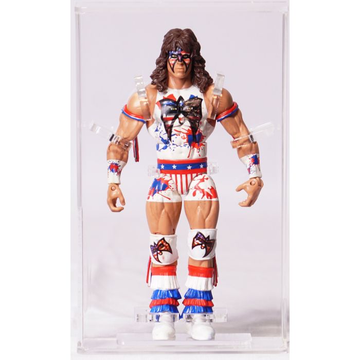 2010 Mattel WWE Defining Moments First Shot Prototype Loose Action Figure -  Ultimate Warrior 'USA'