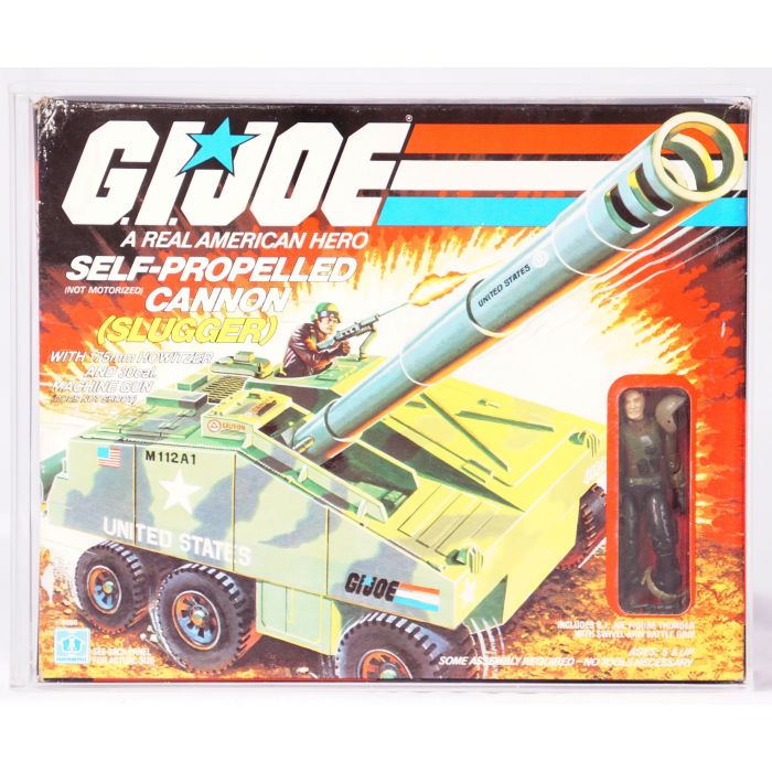G.I.JOE - 1984 - Self-Propelled Cannon Slugger & Thunder (loose