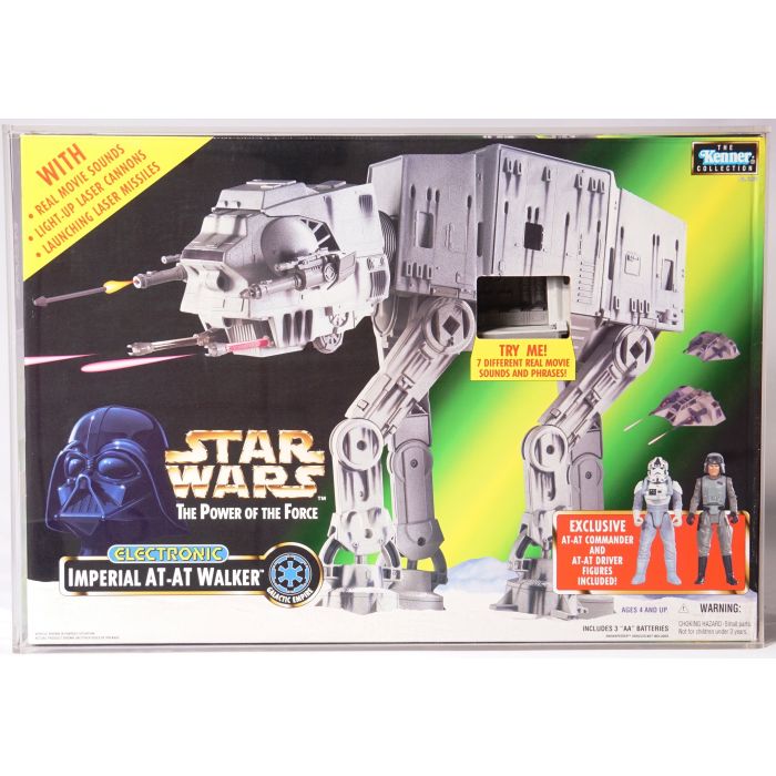 1997 Hasbro Star Wars POTF Boxed Vehicle - Electrnoic Imperial AT