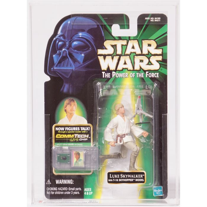 1999 Hasbro Star Wars Power of the Force II CardED Action Figure - Luke  Skywalker with CommTech Chip
