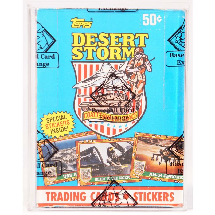 desert storm booster box 1991 Topps Desert Storm Series 1, 2 & 3 Trading Card Box Bundle main image 0