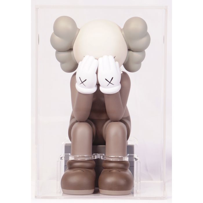 Kaws Passing through grey カウズ フィギュア 正規品 8 inch With Cardboard Box Gray Passing Through Kaws Figure-US