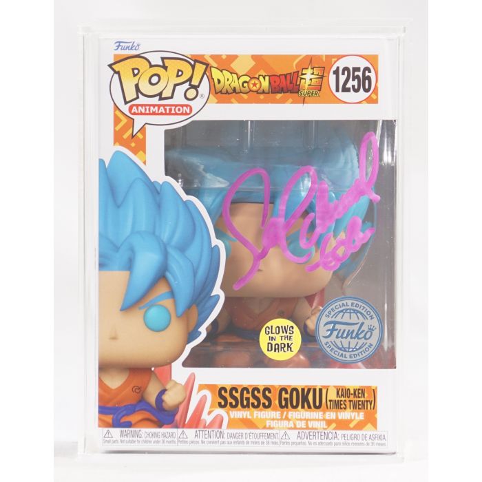 2022 Funko Pop Boxed Vinyl Figure #1256 SSGSS Goku (Glow In