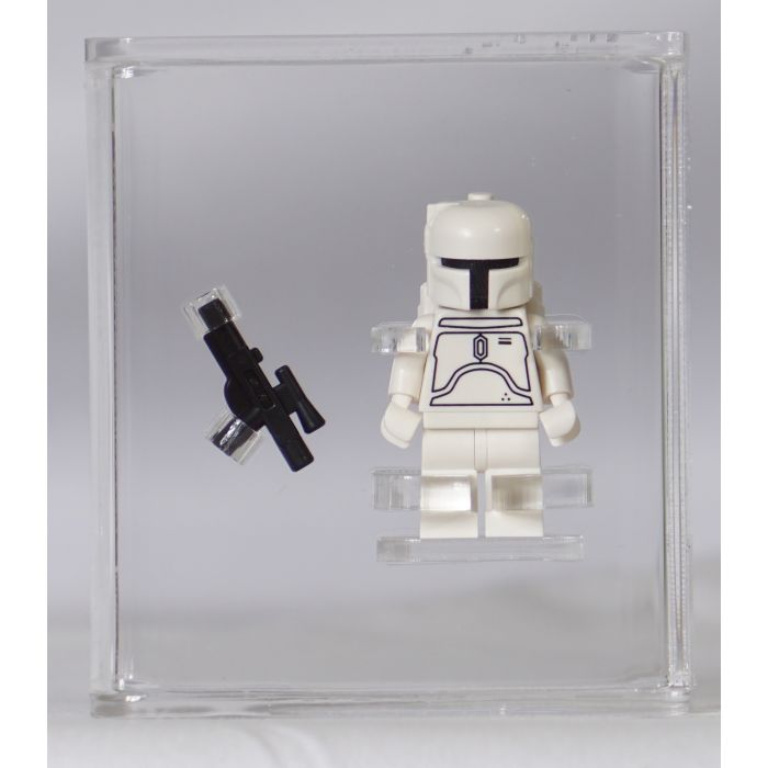 White Boba Fett Figure Lego 2010 LEGO Loose Star Wars Minifigure Boba Fett  White (The