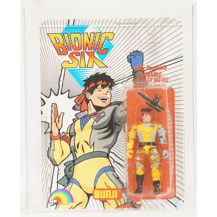 BIONIC SIX 1986 LJN Figures 6個セットのレア 1986 LJN Toys Bionic Six 6 Jack 3 3/4