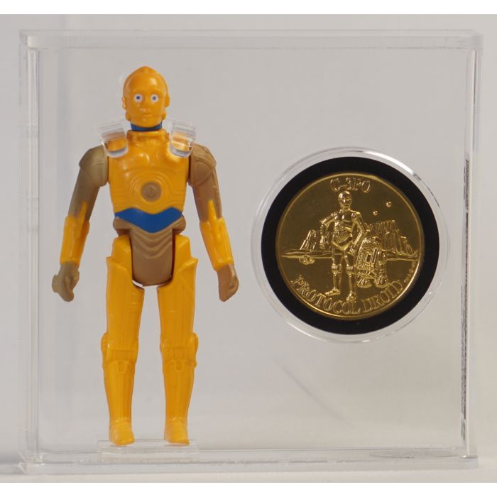1985 Kenner Star Wars Loose Action Figure & Coin - C-3PO