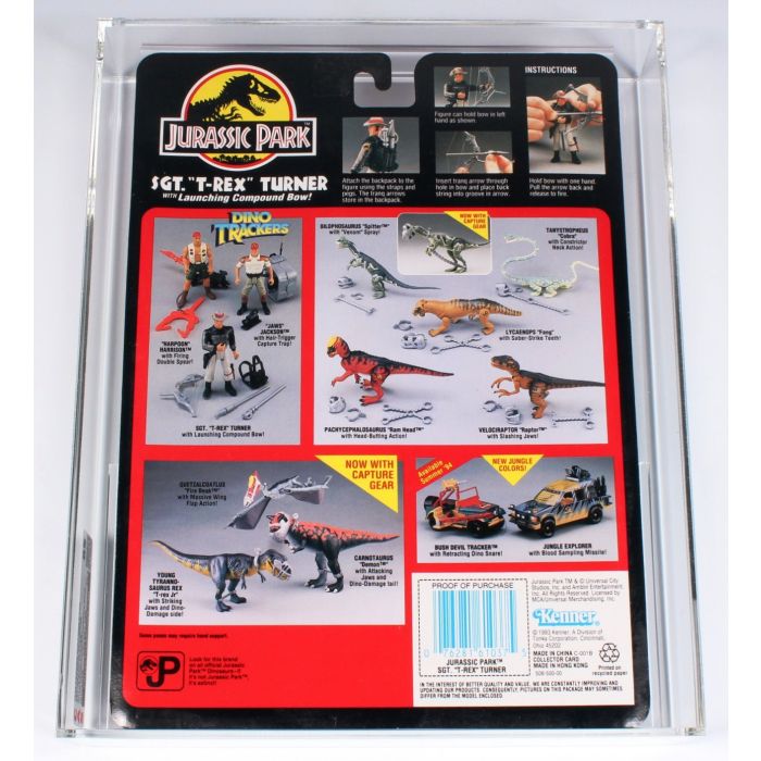 1993 Kenner Jurassic Park Carded Action Figure Dino Trackers - Sgt