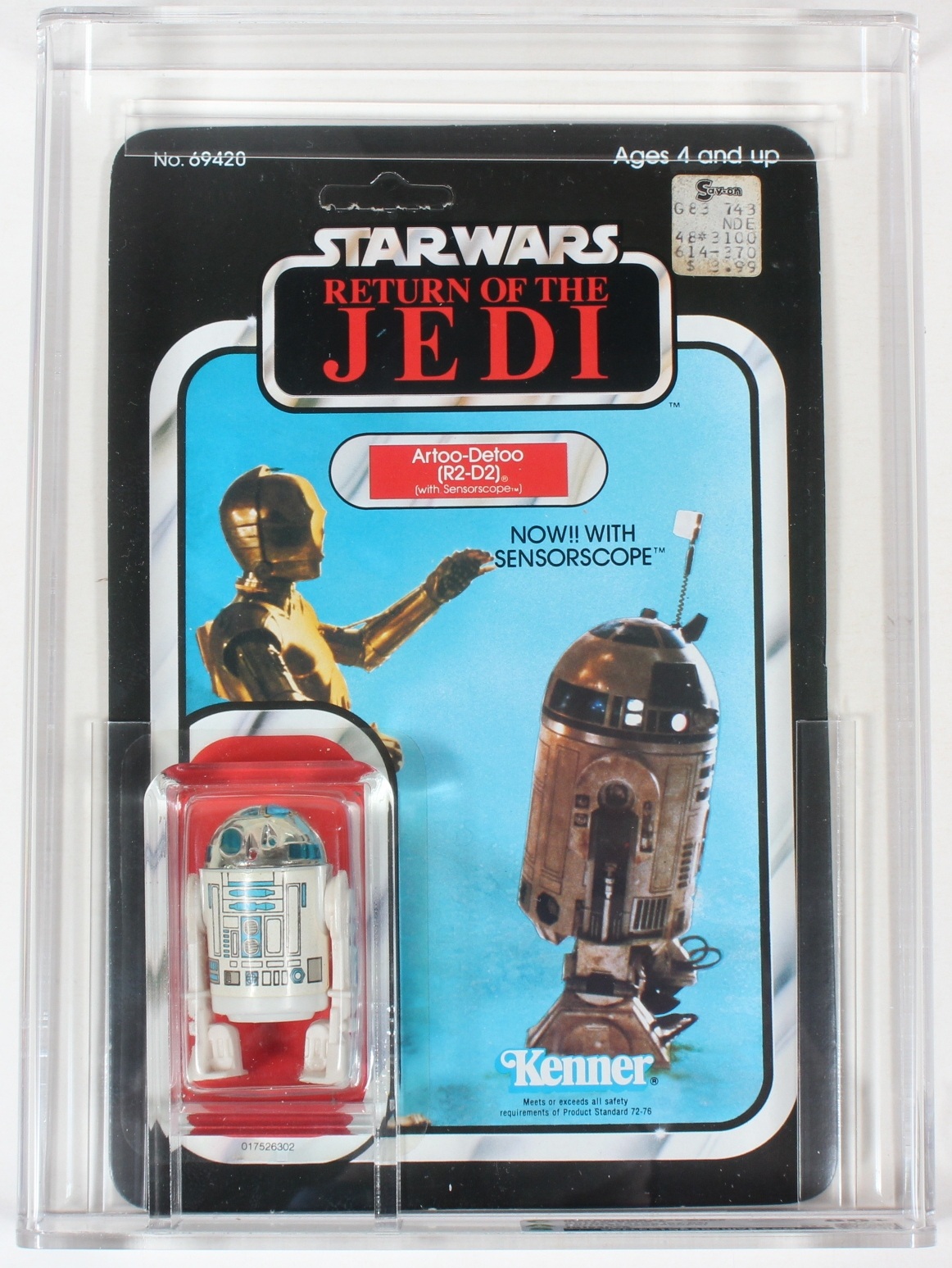 Star Wars Carded Action Figure - R2-D2 - With Sensorscope