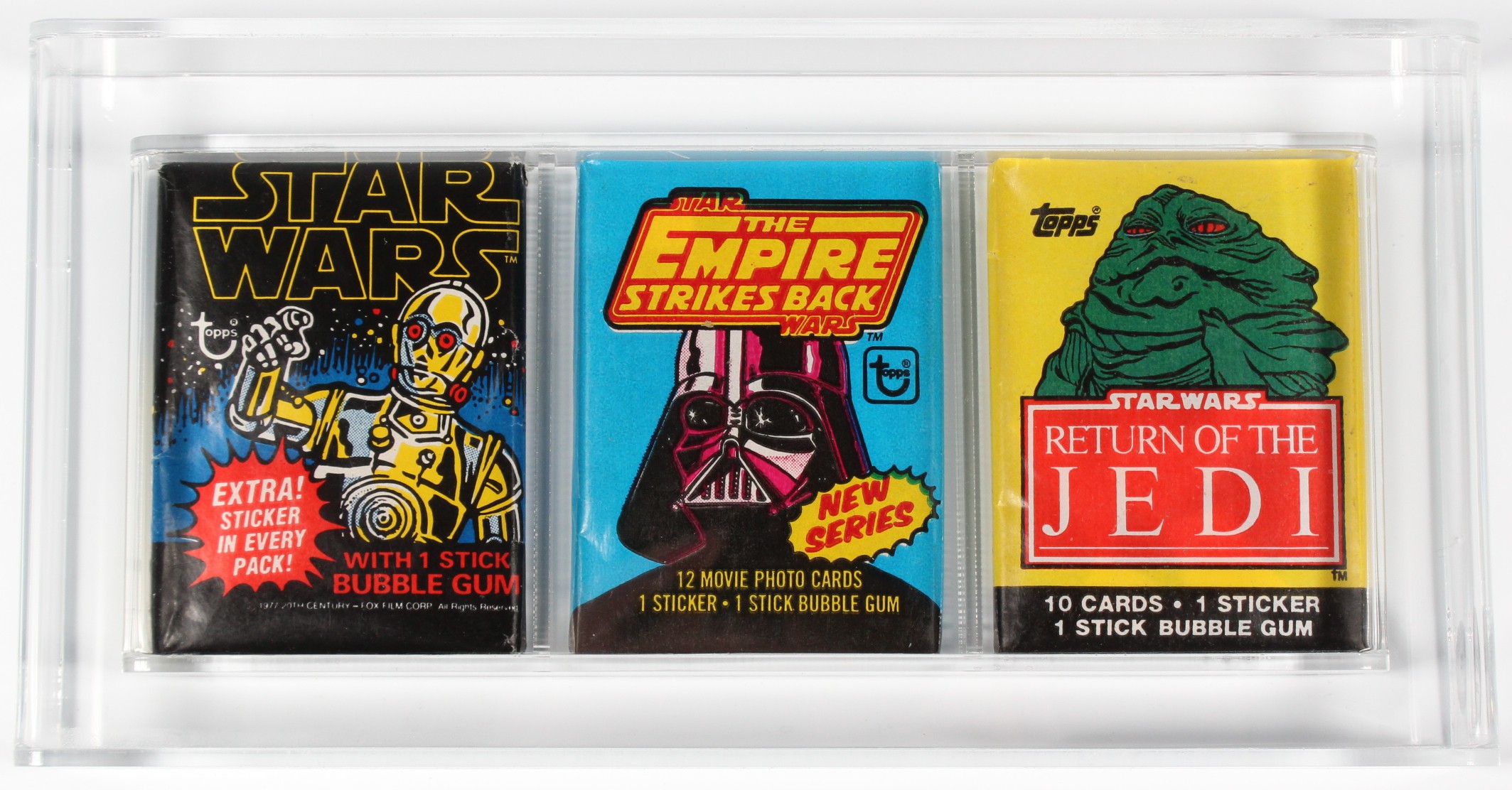 star wars trading cards 1977 orange