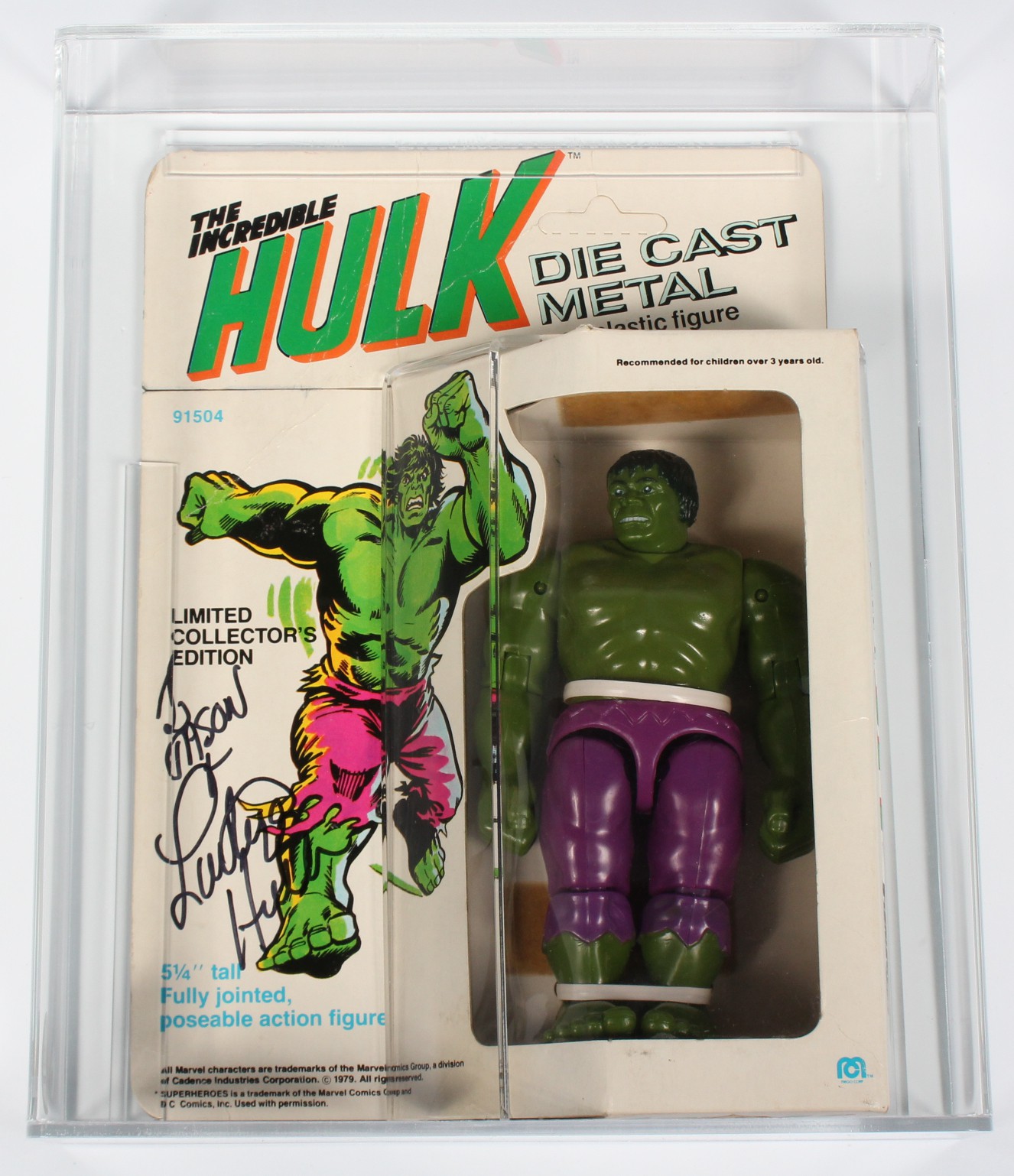 1979 Mego Die Cast Metal Boxed Action Figure - The Incredible Hulk