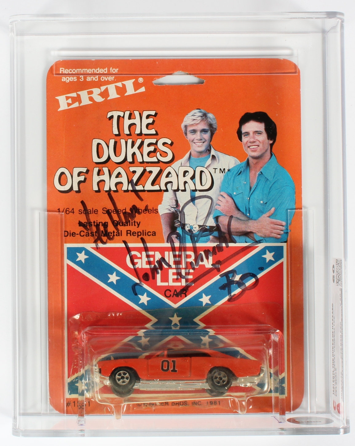 1981 ERTL Dukes of Hazzard Carded 1/64 Diecast - General Lee