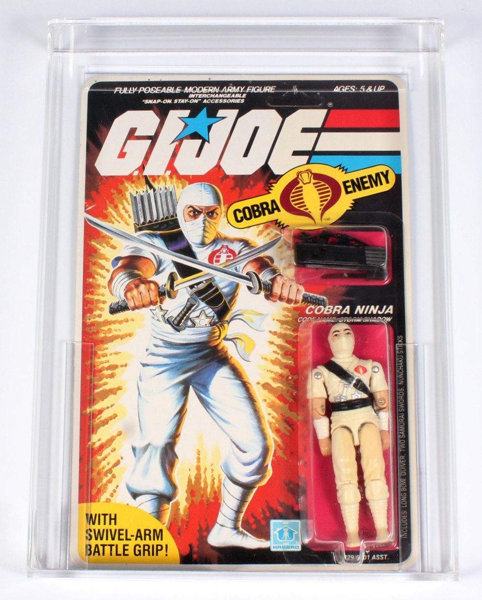 1984 Hasbro G.I. Joe Carded Action Figure - Engineering Pilot Storm Shadow