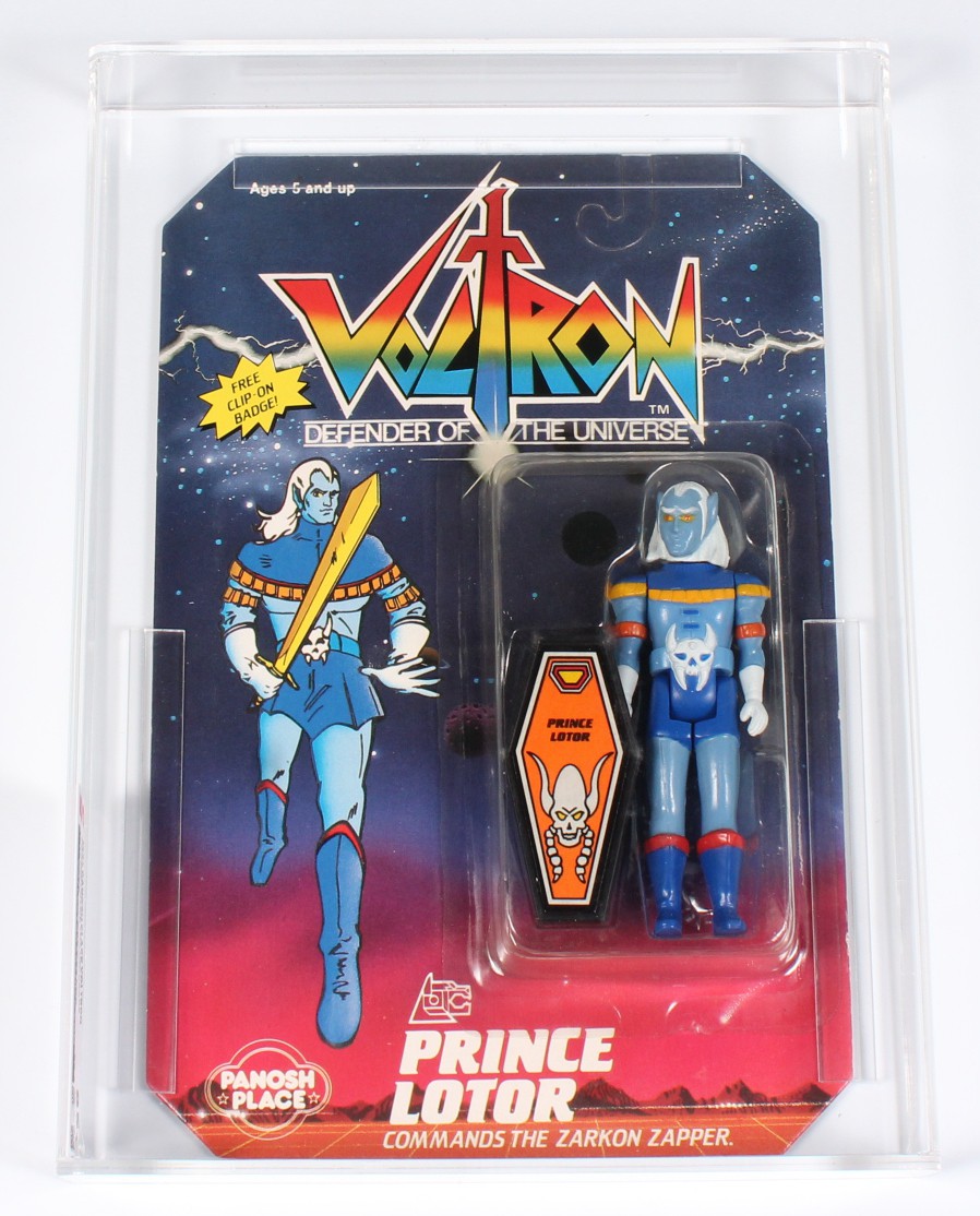 1984 Vintage Panosh Place Voltron Carded Action Figure - Prince Lotor