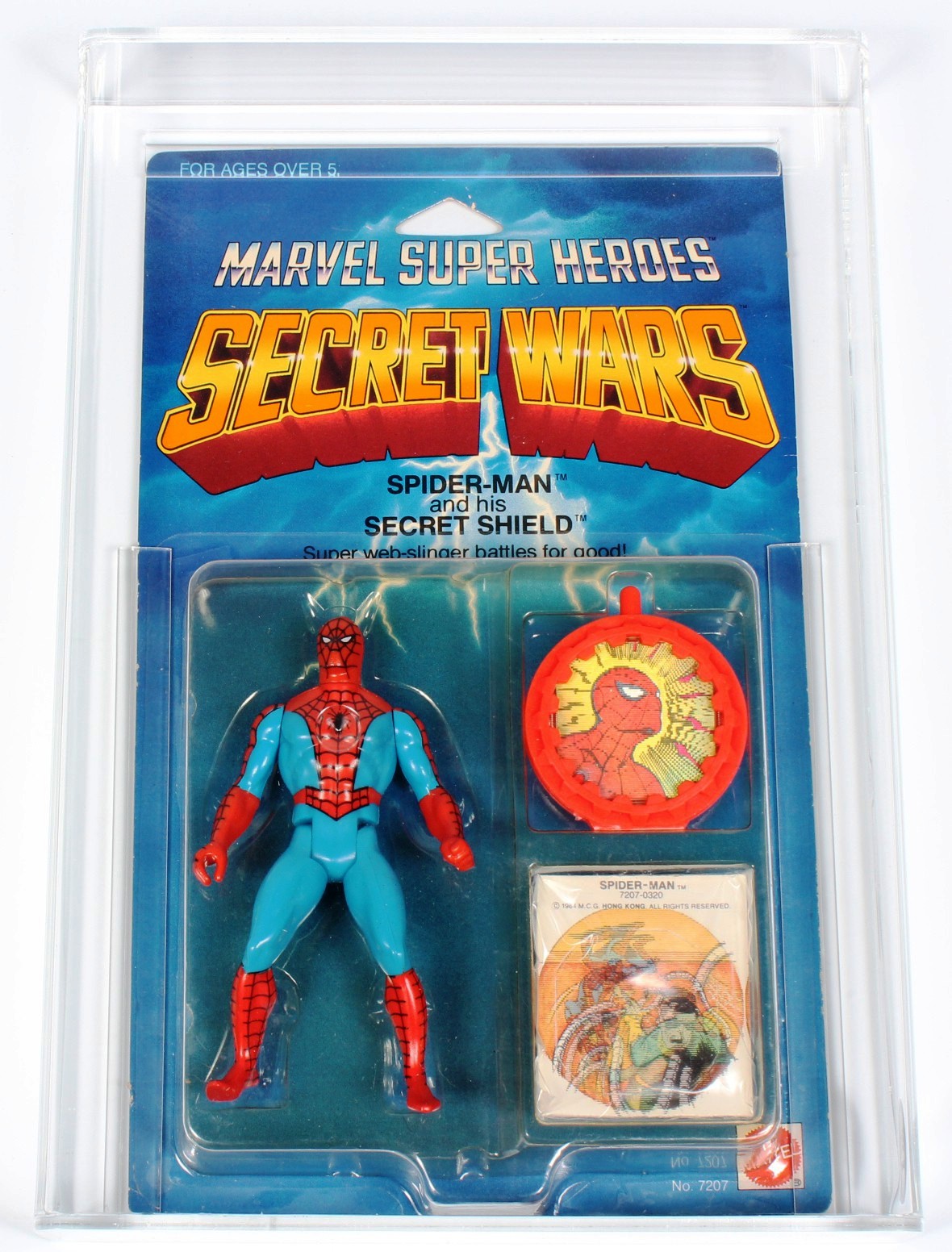 1984 Mattel Secret Wars Carded Action Figure - Spider-Man