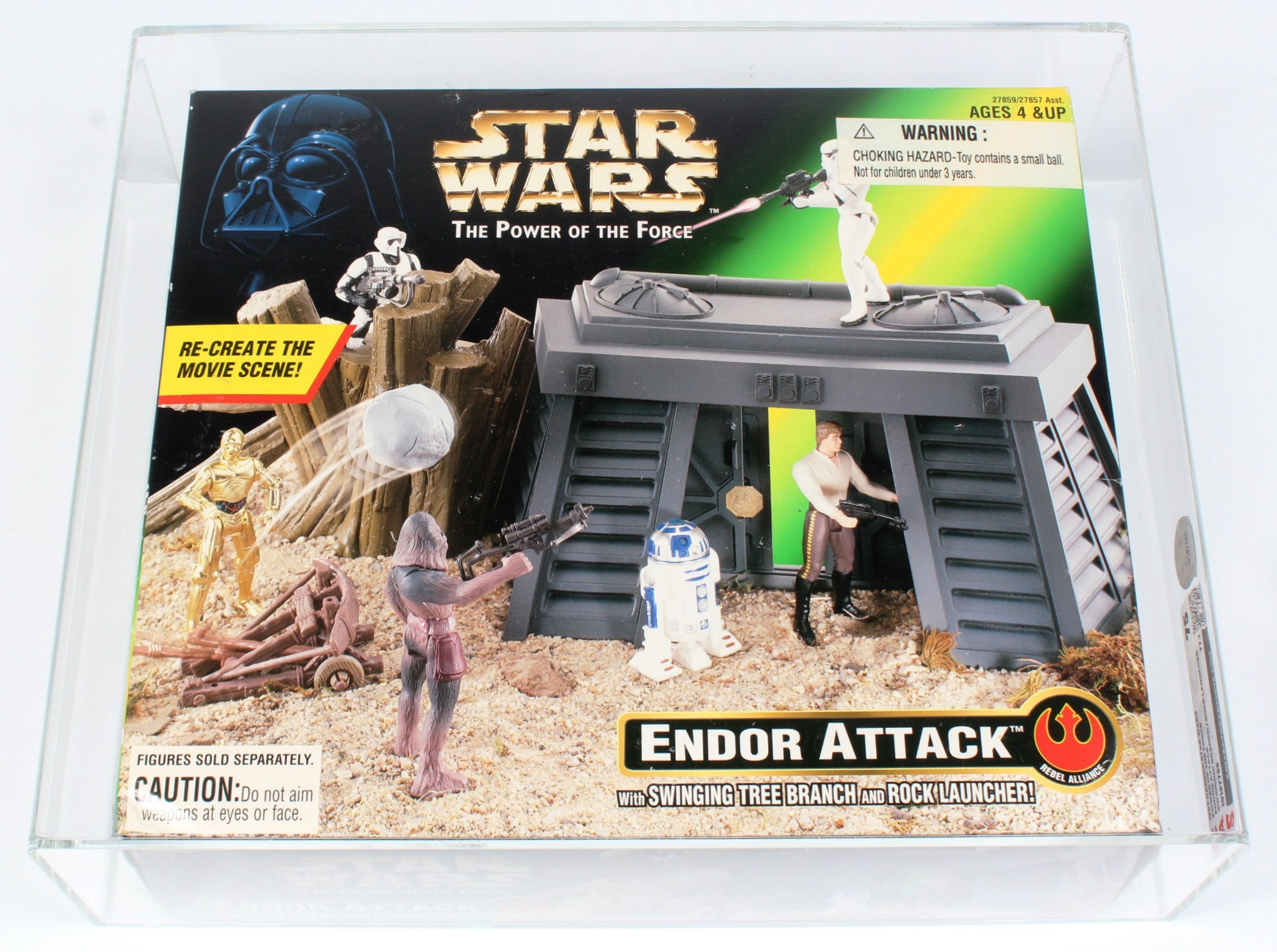 roterende Ideel Torden 1997 Hasbro Star Wars POTF Boxed Playset - Endor Attack