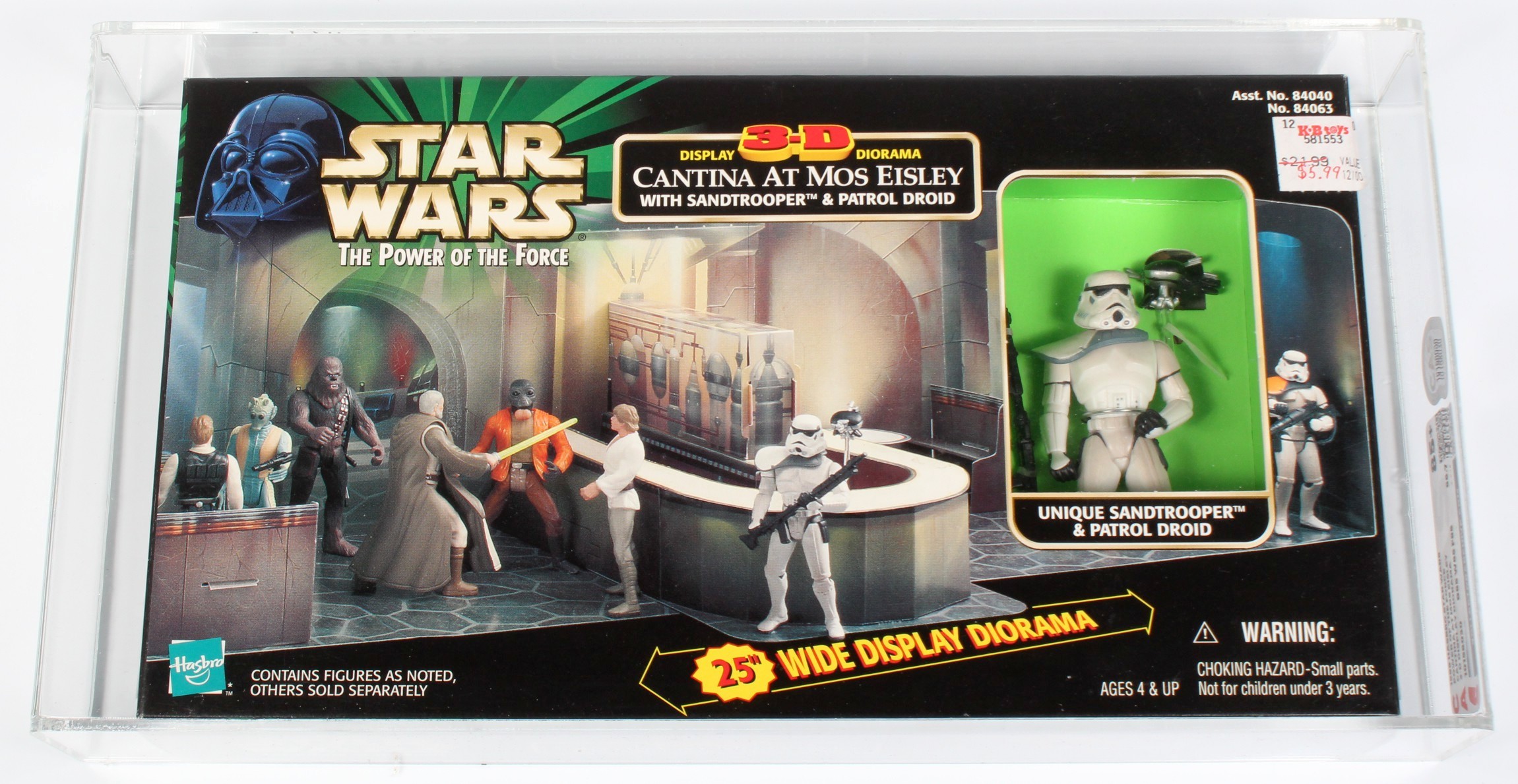 1998 Hasbro Star Wars POTF Boxed Playset - Cantina at Mos Eisley 3-D Diorama