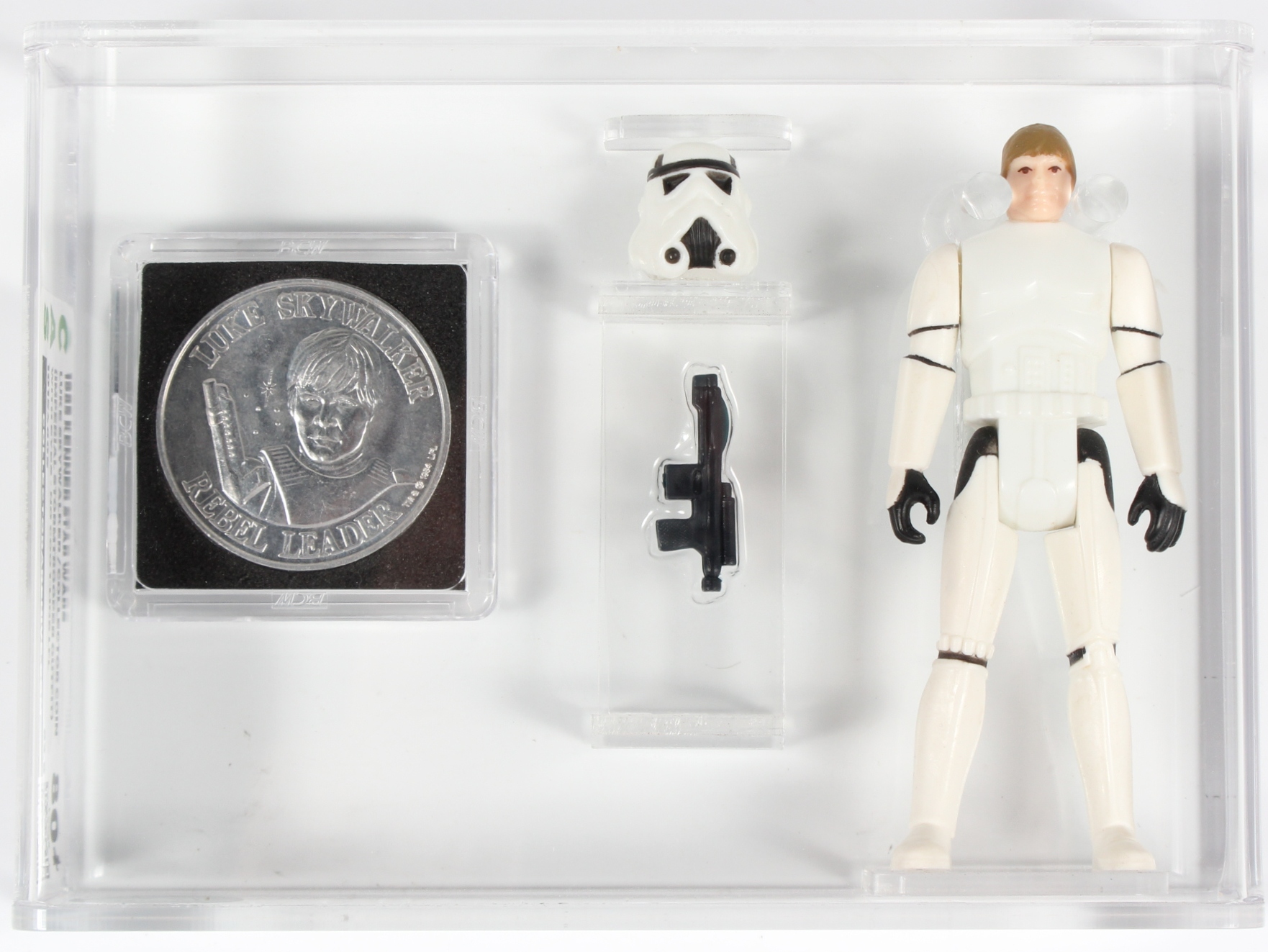 Kenner Star Wars Loose Action Figure & Coin - Luke Skywalker (Imperial ...