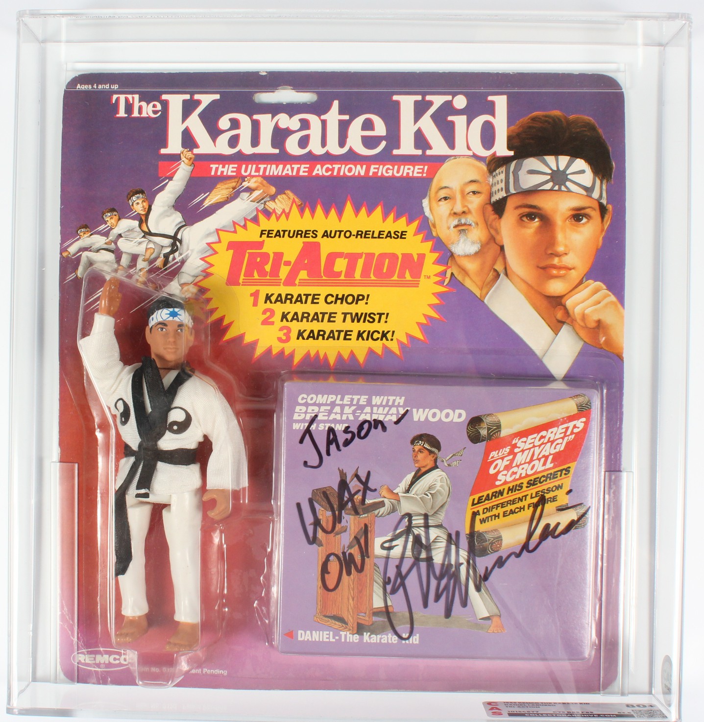 1986 Remco Carded Karate Kid Action Figure Daniel Larusso