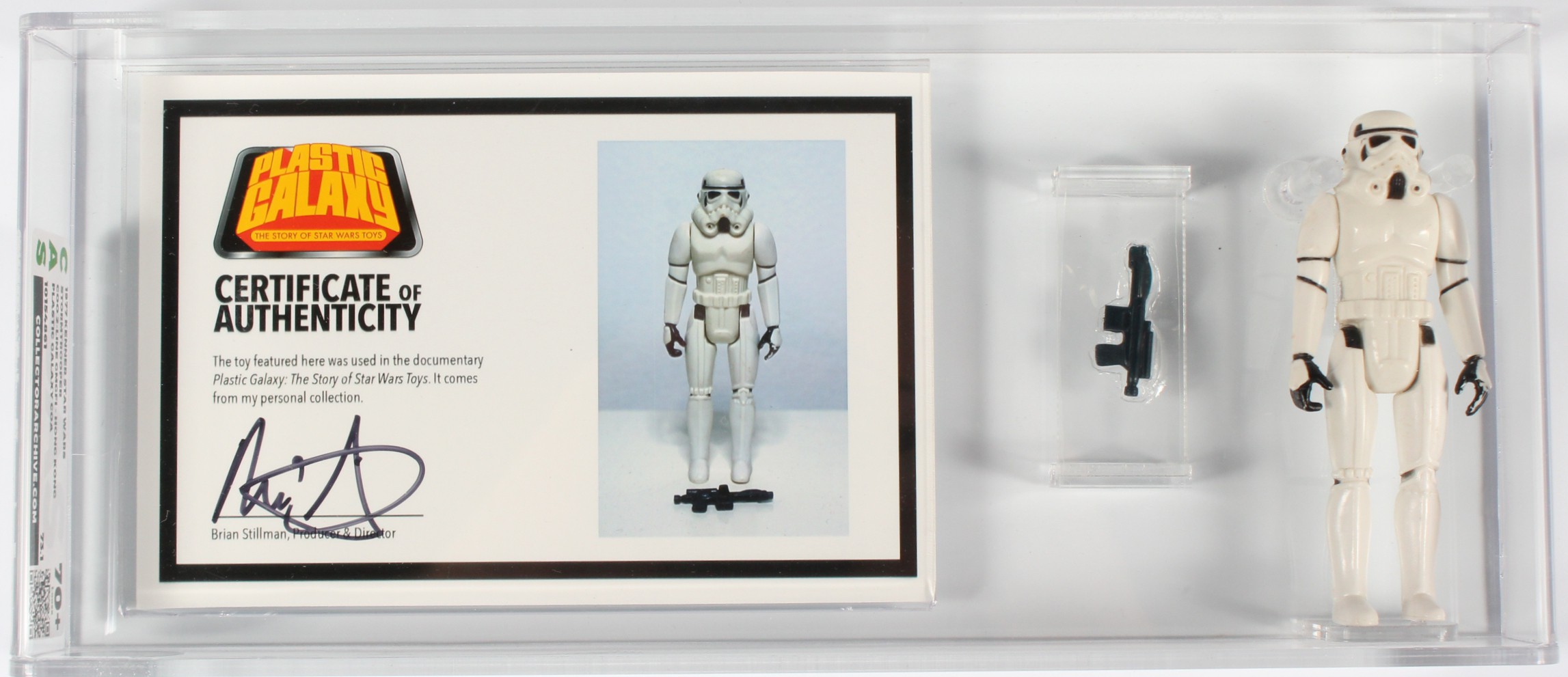 2014 Plastic Galaxy Documentary Film Used Action Figure & COA