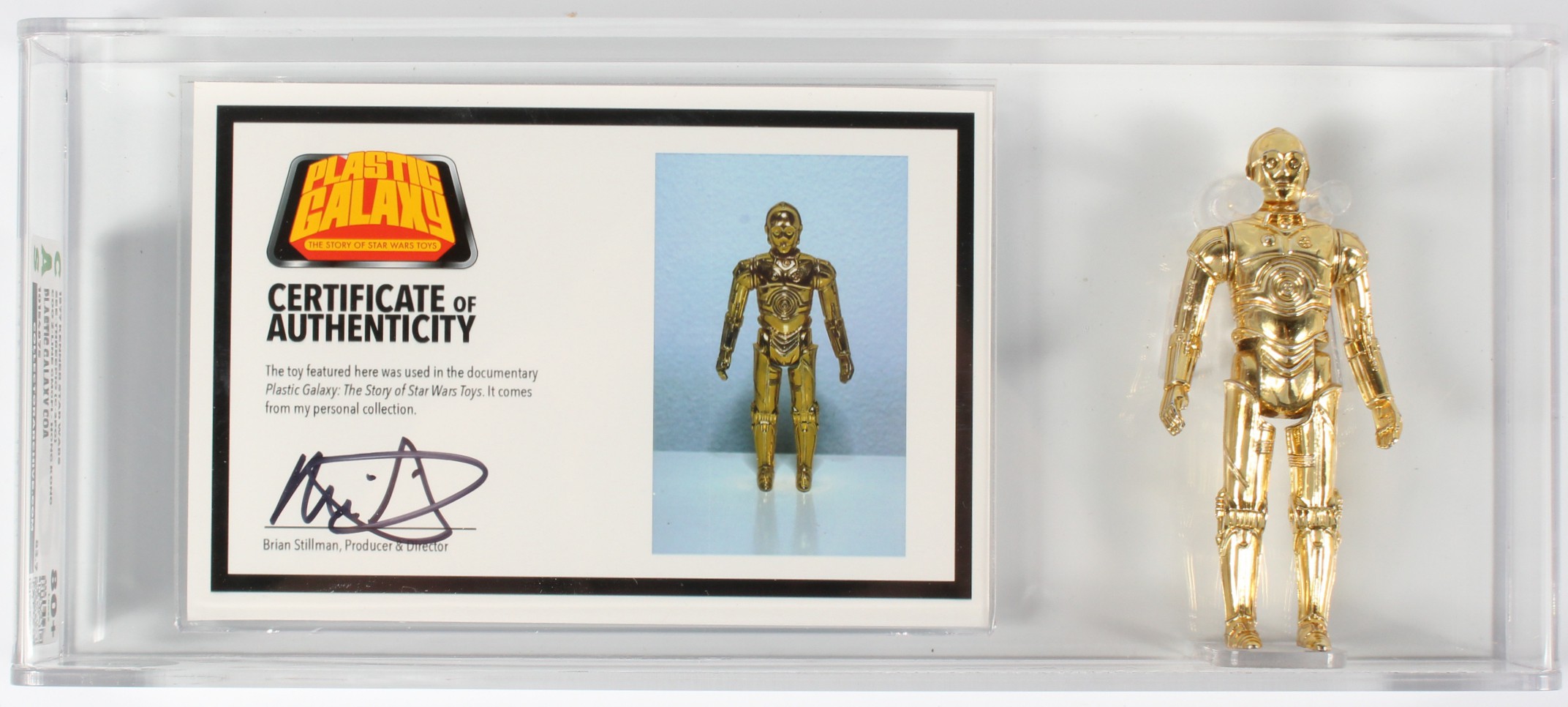 2014 Plastic Galaxy Documentary Film Used Action Figure & COA C3PO