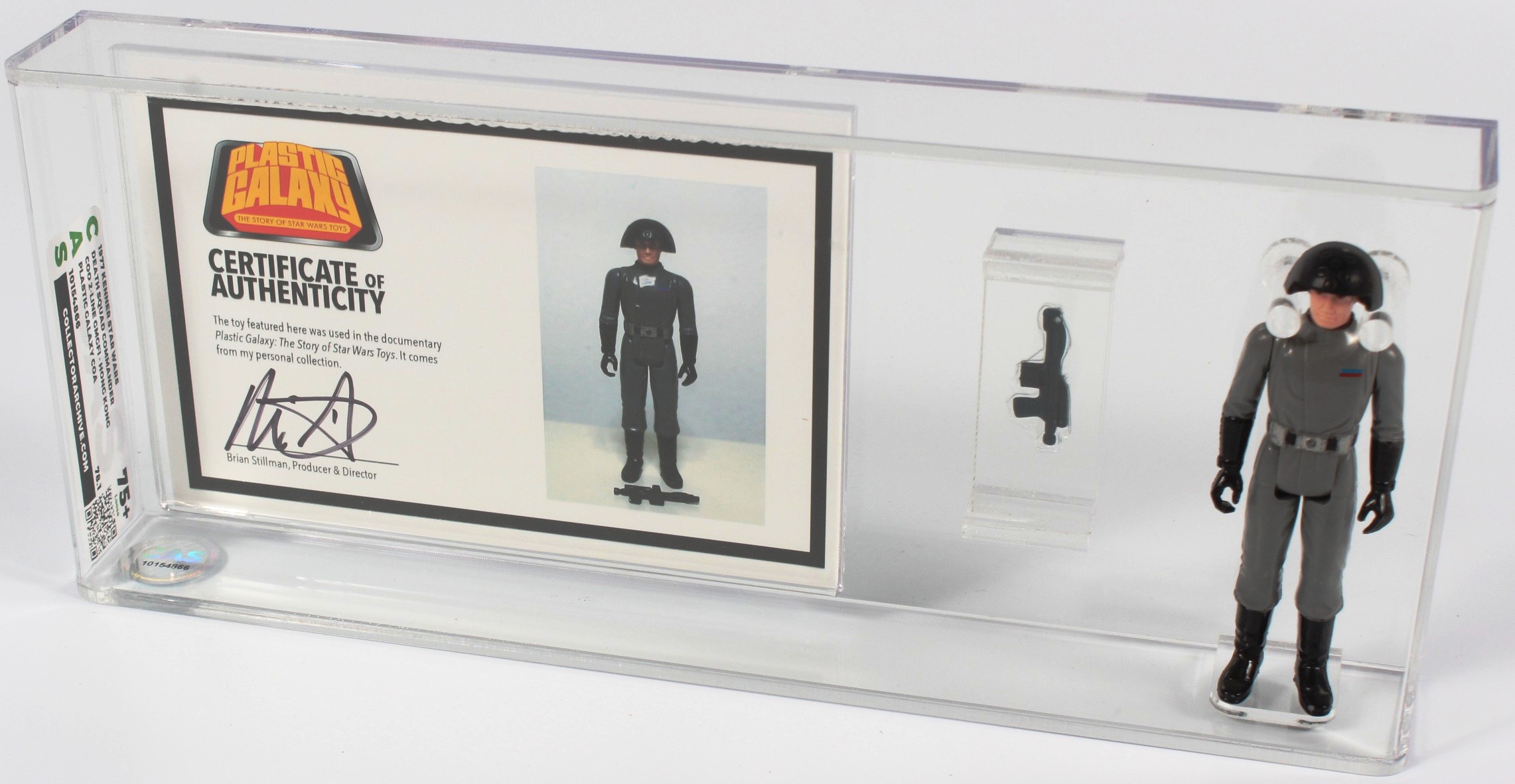 2014 Plastic Galaxy Documentary Film Used Action Figure & COA Death