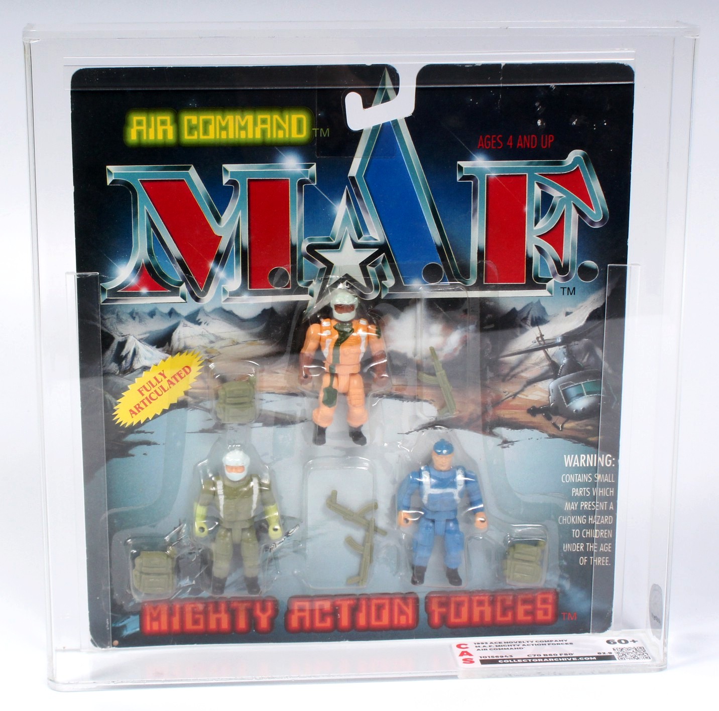 1993 Ace Novelty M.A.F Mighty Action Forces Carded Action Figure Air