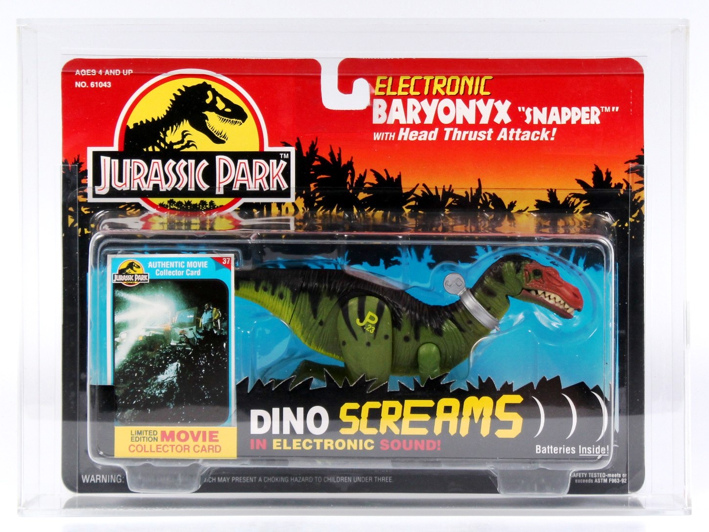 1994 Kenner Jurassic Park Carded Action Figure - Dino Screams Baryonyx