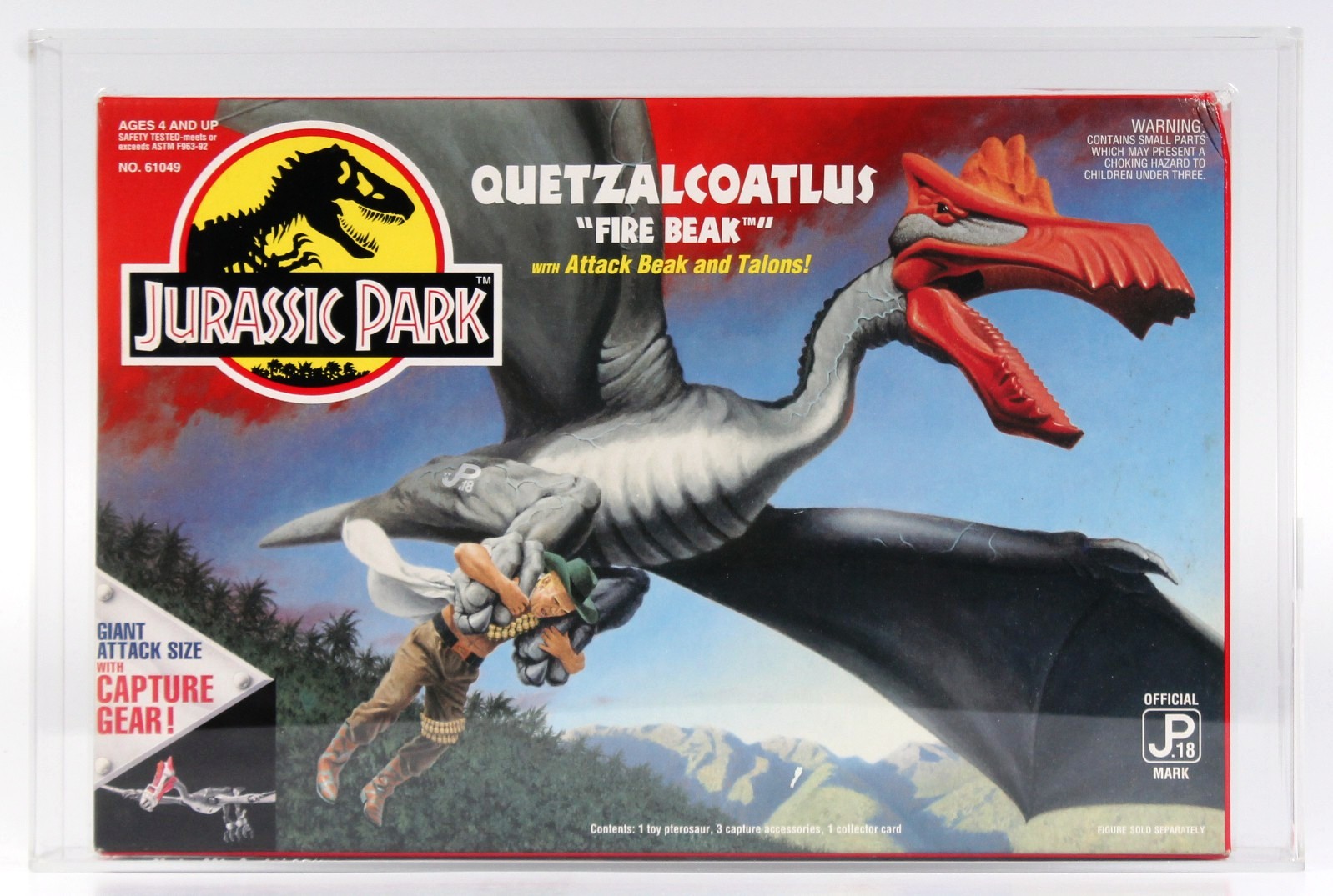 1993 Kenner Jurassic Park Boxed Action Figure - Quetzalcoatlus Fire Beak