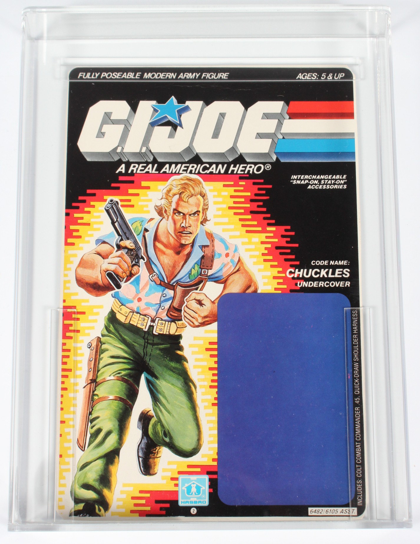 1987 Hasbro G.I. Joe Proof Card Chuckles