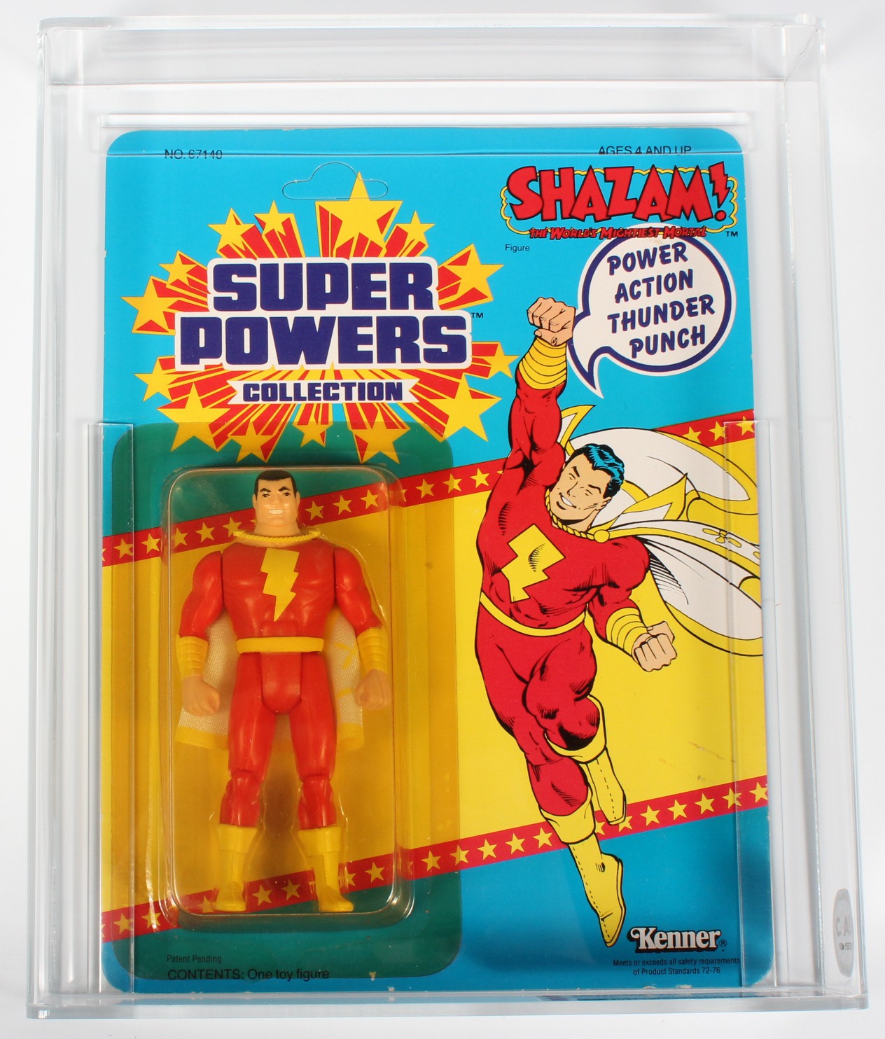 1986 Kenner Super Powers Carded Action Figure - Shazam